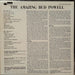 Bud Powell – The Amazing Bud Powell, Volume 1 LP vinyl record, image 2 of 5