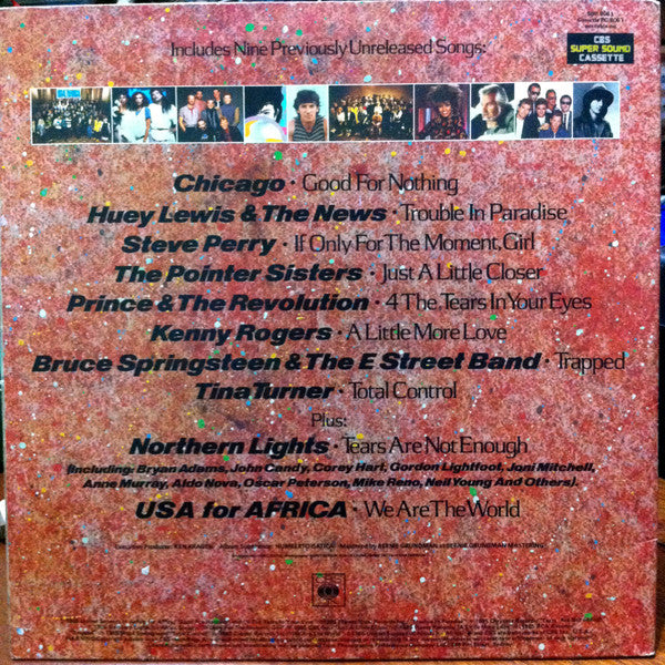 USA For Africa – We Are The World LP vinyl record, image 3 of 6