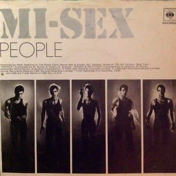 Mi-Sex – People 7" vinyl record, image 2 of 4