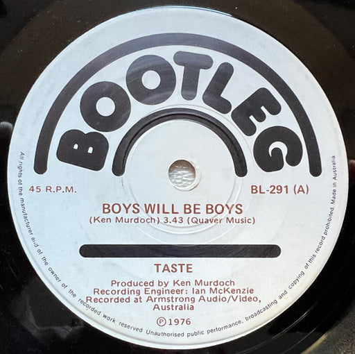 Taste – Boys Will Be Boys