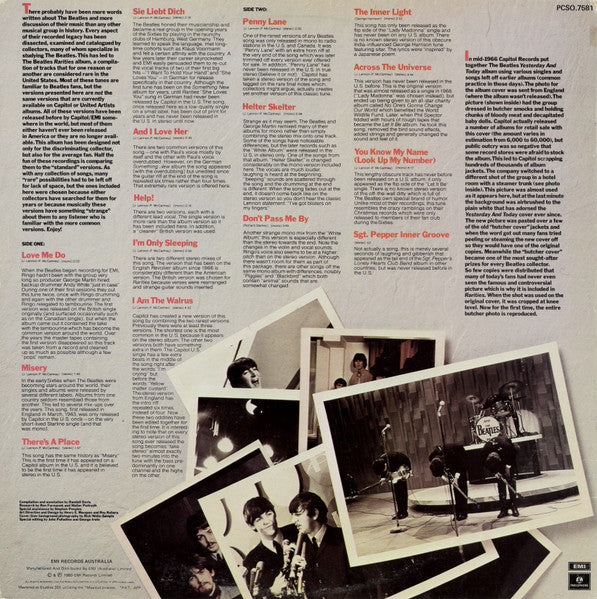 The Beatles – Rarities LP vinyl record, image 4 of 9