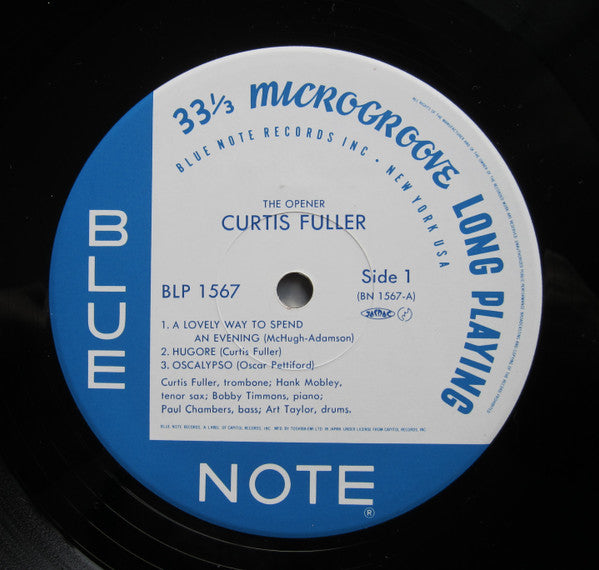 Curtis Fuller – The Opener LP vinyl record, image 3 of 8