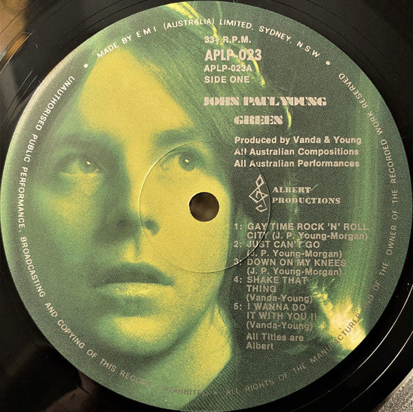John Paul Young – Green LP vinyl record, image 6 of 9