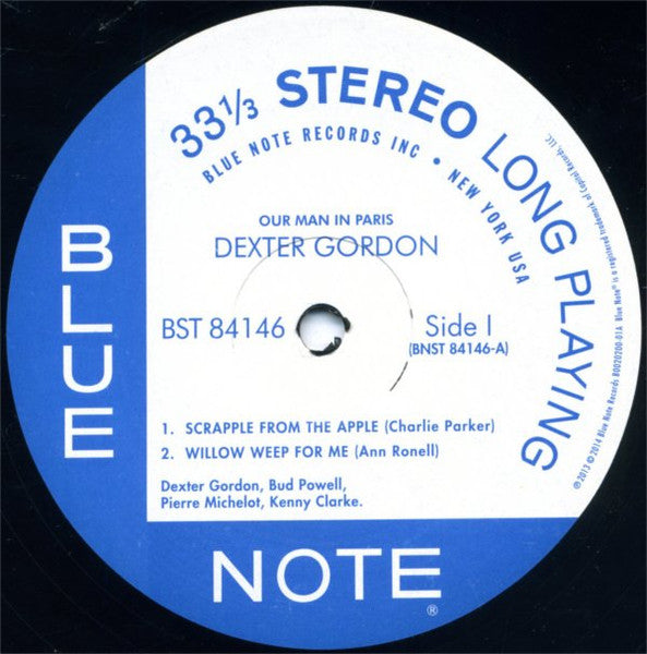 Dexter Gordon – Our Man In Paris LP vinyl record, image 3 of 6