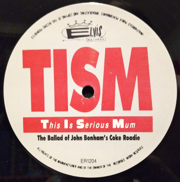 TISM – The Ballad Of John Bonham's Coke Roadie 12" vinyl record, image 4 of 8