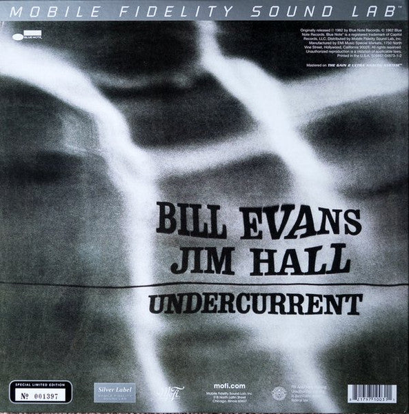 Bill Evans, Jim Hall – Undercurrent LP vinyl record, image 3 of 5