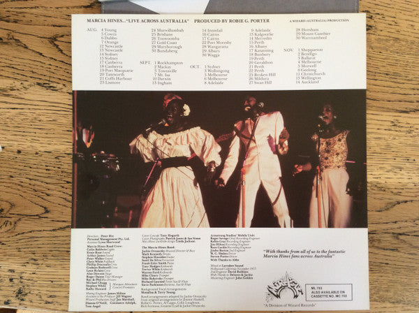 Marcia Hines – Live Across Australia (2xLP) LP vinyl record, image 10 of 10