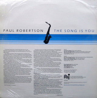 Paul Robertson – The Song Is You LP vinyl record, image 2 of 2