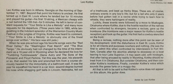 Leo Kottke – 6- And 12-String Guitar LP vinyl record, image 5 of 7