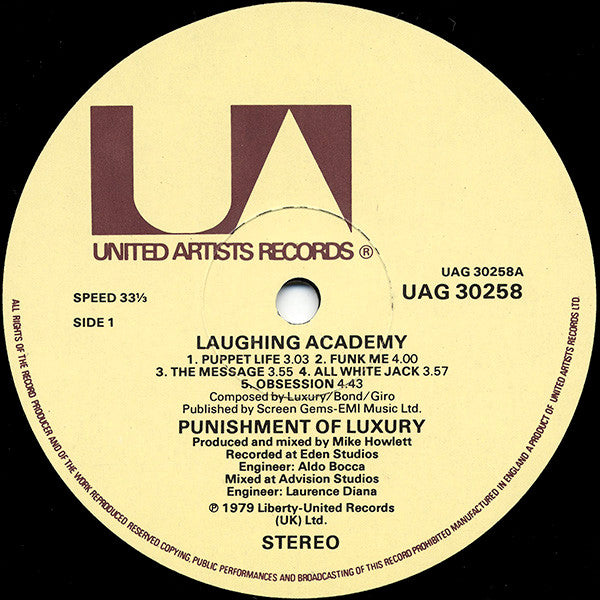 Punishment Of Luxury – Laughing Academy LP vinyl record, image 5 of 9
