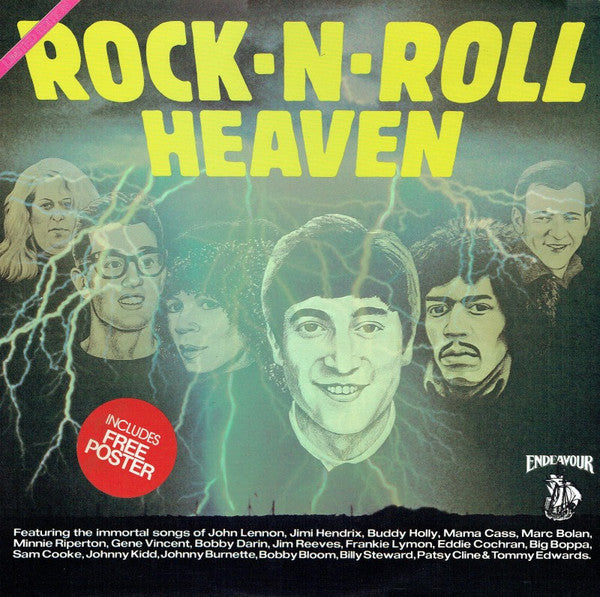 Various – Rock-N-Roll Heaven LP vinyl record, image 5 of 5