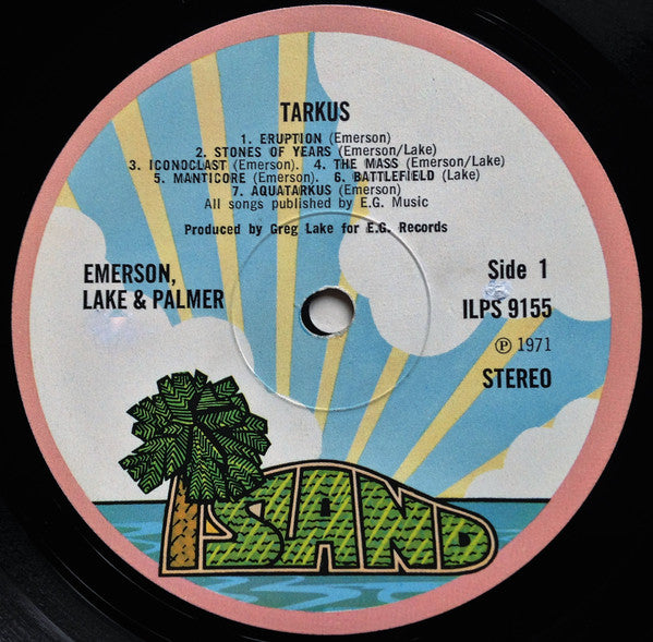 Emerson, Lake & Palmer – Tarkus LP vinyl record, image 5 of 7