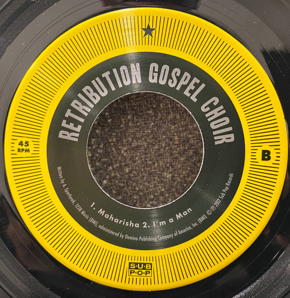 Retribution Gospel Choir – The Revolution EP 7" vinyl record, image 4 of 4