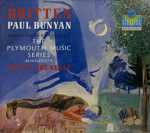 Benjamin Britten, Philip Brunelle, The Plymouth Music Series – Paul Bunyan (2xLP) LP vinyl record, image 7 of 10