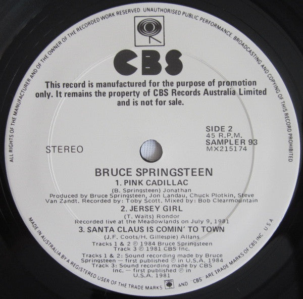 Bruce Springsteen – Born In The U.S.A. 12" vinyl record, image 4 of 4
