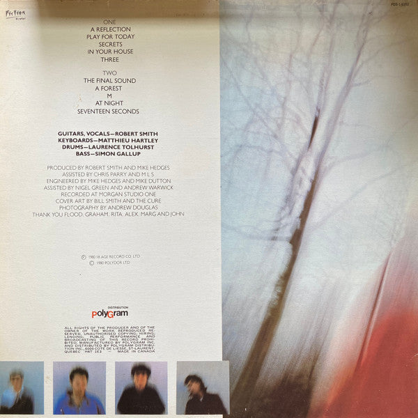 The Cure – Seventeen Seconds LP vinyl record, image 2 of 4