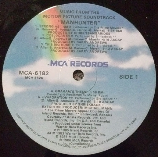 Various – Manhunter LP vinyl record, image 3 of 4