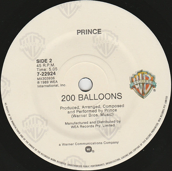 Prince – Batdance 7" vinyl record, image 4 of 4