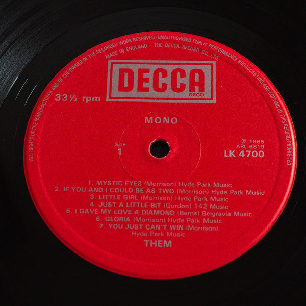 Them – The ‟Angry” Young Them ! LP vinyl record, image 3 of 6