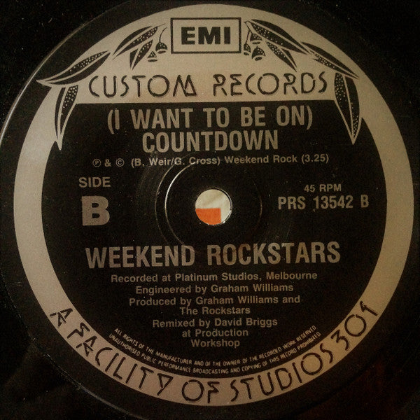 Weekend Rockstars – We Can't Play Smoke On The Water 7" vinyl record, image 5 of 5