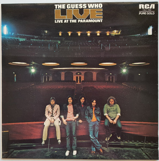 The Guess Who – Live At The Paramount LP vinyl record, image 1 of 4