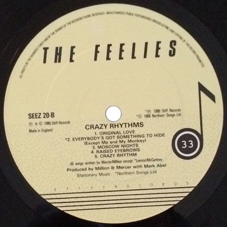 The Feelies – Crazy Rhythms LP vinyl record, image 4 of 8