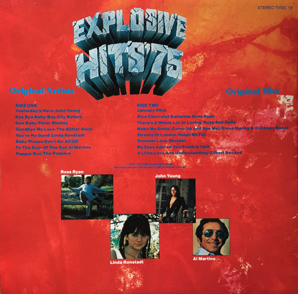 Various – Explosive Hits '75 LP vinyl record, image 2 of 4