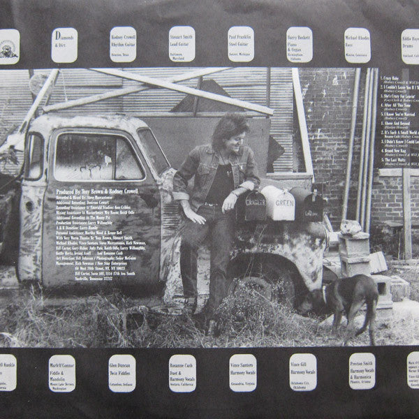 Rodney Crowell – Diamonds & Dirt LP vinyl record, image 5 of 7