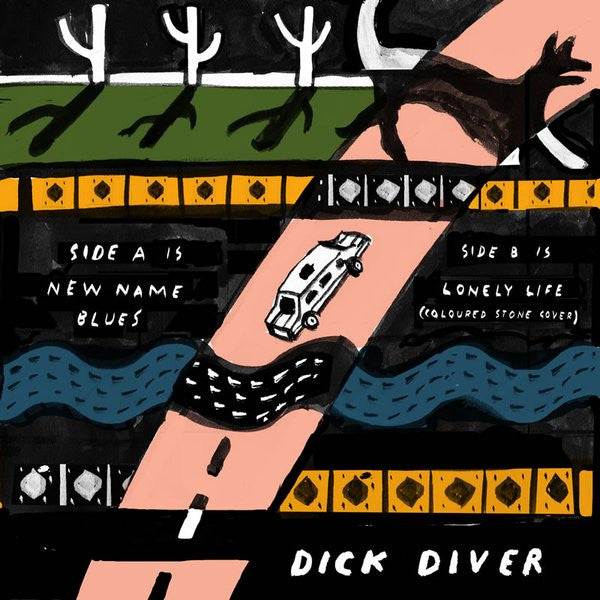 Dick Diver – New Name Blues 7" vinyl record, image 1 of 4