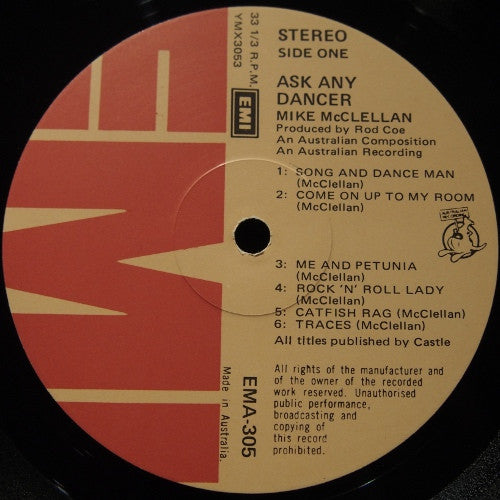 Mike McClellan – Ask Any Dancer LP vinyl record, image 4 of 9