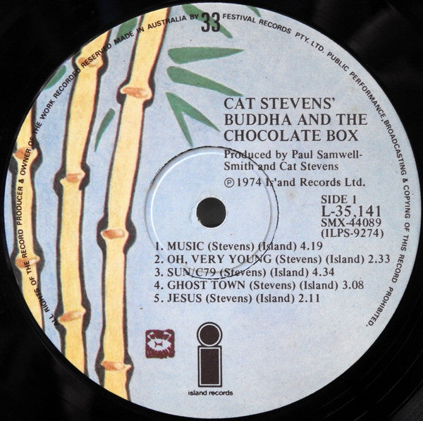 Cat Stevens – Cat Stevens' Buddha And The Chocolate Box LP vinyl record, image 7 of 8