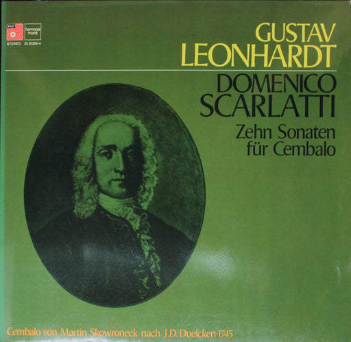 Domenico Scarlatti, Gustav Leonhardt – Zehn Sonaten Für Cembalo LP vinyl record, image 1 of 6