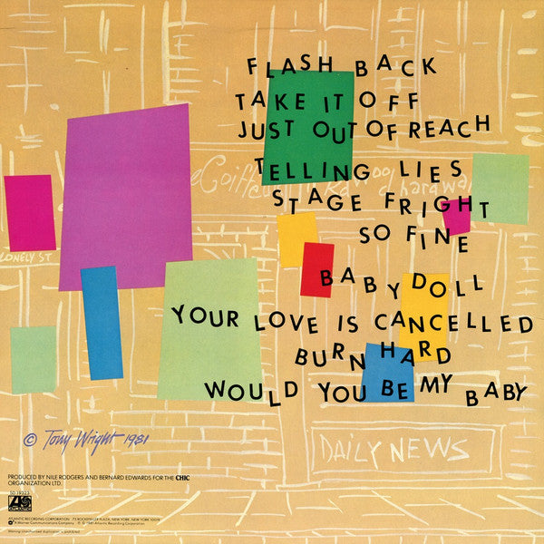 Chic – Take It Off LP vinyl record, image 2 of 8