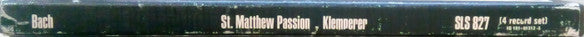 Johann Sebastian Bach, Philharmonia Orchestra, Philharmonia Chorus, Otto Klemperer – St Matthew Passion LP vinyl record, image 3 of 10