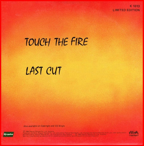 Icehouse – Touch The Fire 7" vinyl record, image 2 of 4