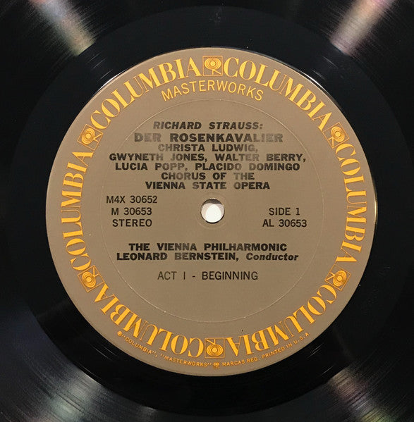 Leonard Bernstein, Wiener Philharmoniker, Christa Ludwig, Gwyneth Jones, Walter Berry, Lucia Popp – Der Rosenkavalier (4xLP) LP vinyl record, image 3 of 10