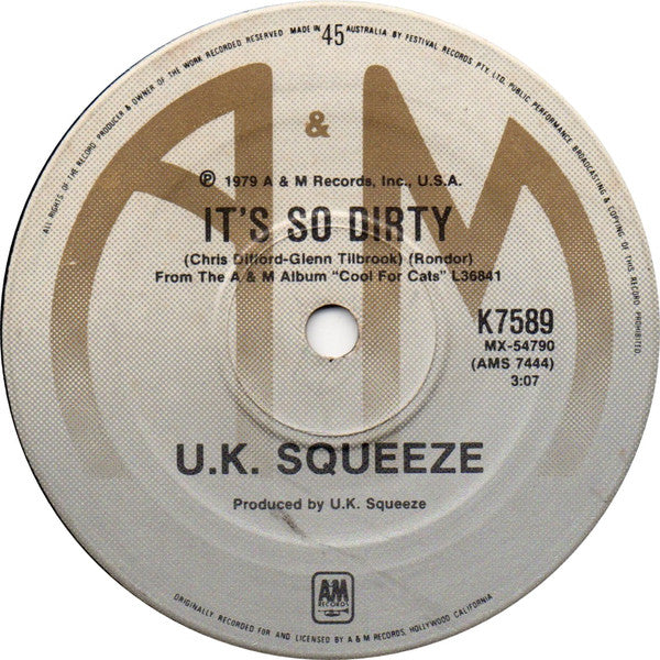 Squeeze – Up The Junction 7" vinyl record, image 2 of 2