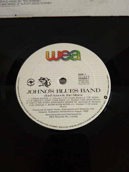 Johno's Blues Band – Don't Knock The Blues LP vinyl record, image 3 of 4