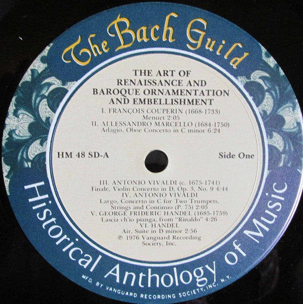 Various – The Art Of Renaissance And Baroque Ornamentation And Embellishment (2xLP) LP vinyl record, image 7 of 8