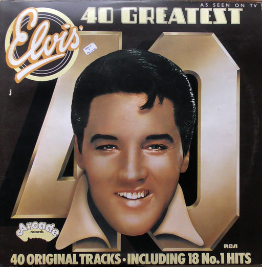 Elvis Presley – Elvis' 40 Greatest (2xLP) LP vinyl record, image 1 of 7