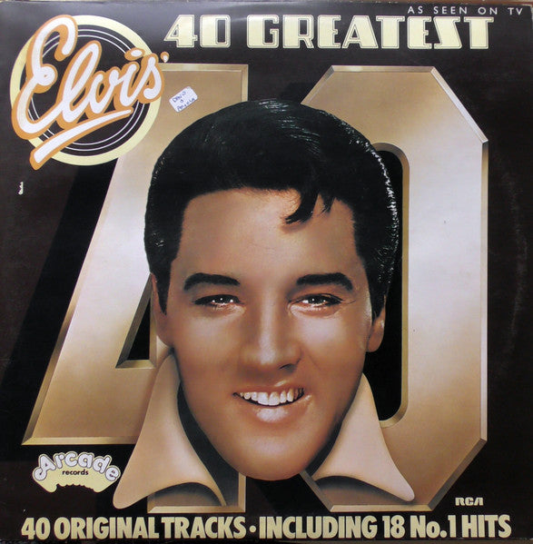 Elvis Presley – Elvis' 40 Greatest (2xLP) LP vinyl record, image 1 of 7