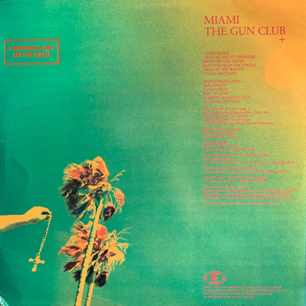 The Gun Club – Miami LP vinyl record, image 6 of 6