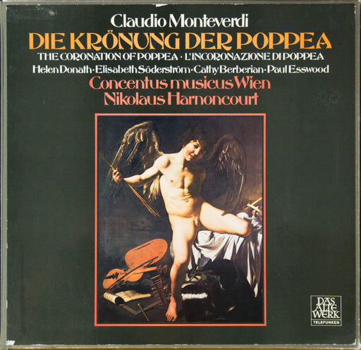 Claudio Monteverdi, Helen Donath, Elisabeth Söderström, Cathy Berberian, Paul Esswood, Concentus Musicus Wien, Nikolaus Harnoncourt – Die Krönung Der Poppea (5xLP) LP vinyl record, image 1 of 10