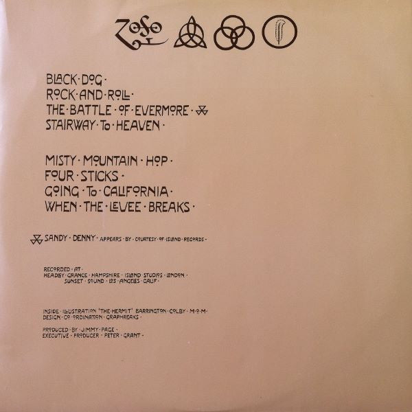 Led Zeppelin – Untitled LP vinyl record, image 5 of 9
