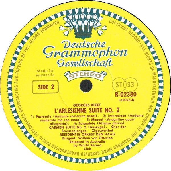Georges Bizet – L' Arlésienne-Suiten Nr. 1 & 2 / Carmen-Suiten Nr. 1 & 2 LP vinyl record, image 4 of 5