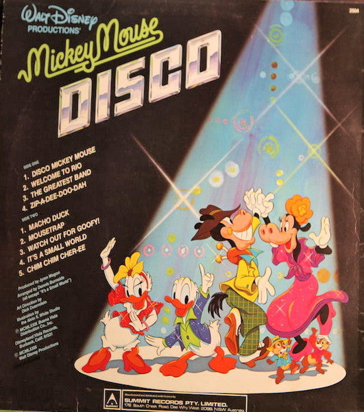 Unknown Artist – Mickey Mouse Disco LP vinyl record, image 2 of 4