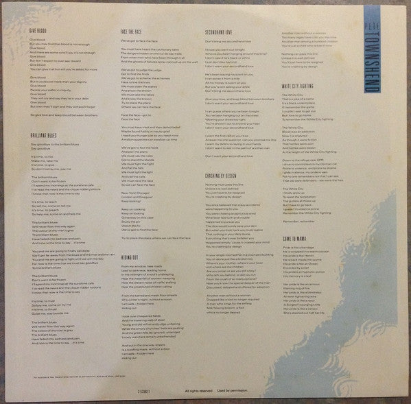Pete Townshend – White City (A Novel) LP vinyl record, image 5 of 6