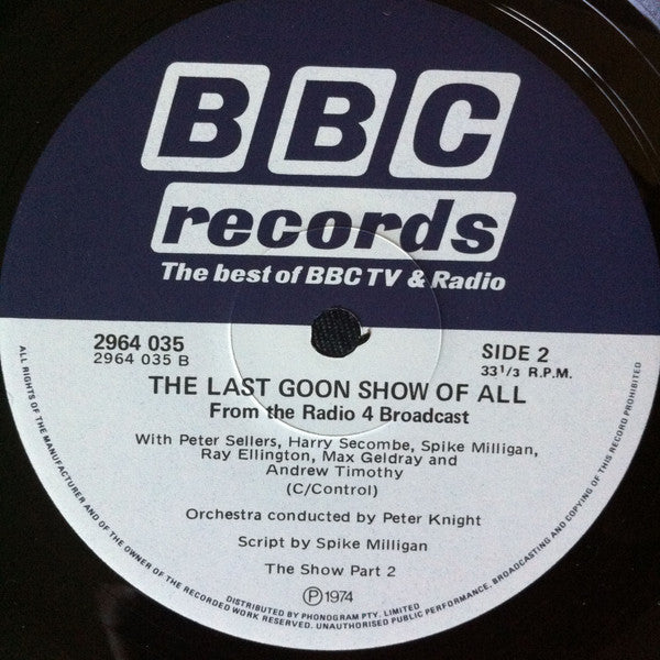 The Goons – The Last Goon Show Of All LP vinyl record, image 6 of 6