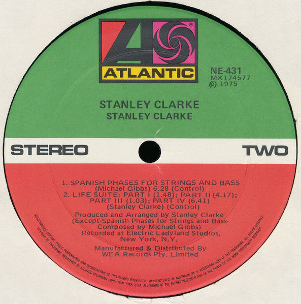 Stanley Clarke – Stanley Clarke LP vinyl record, image 4 of 4