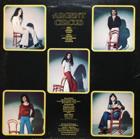 Argent – Circus LP vinyl record, image 2 of 5